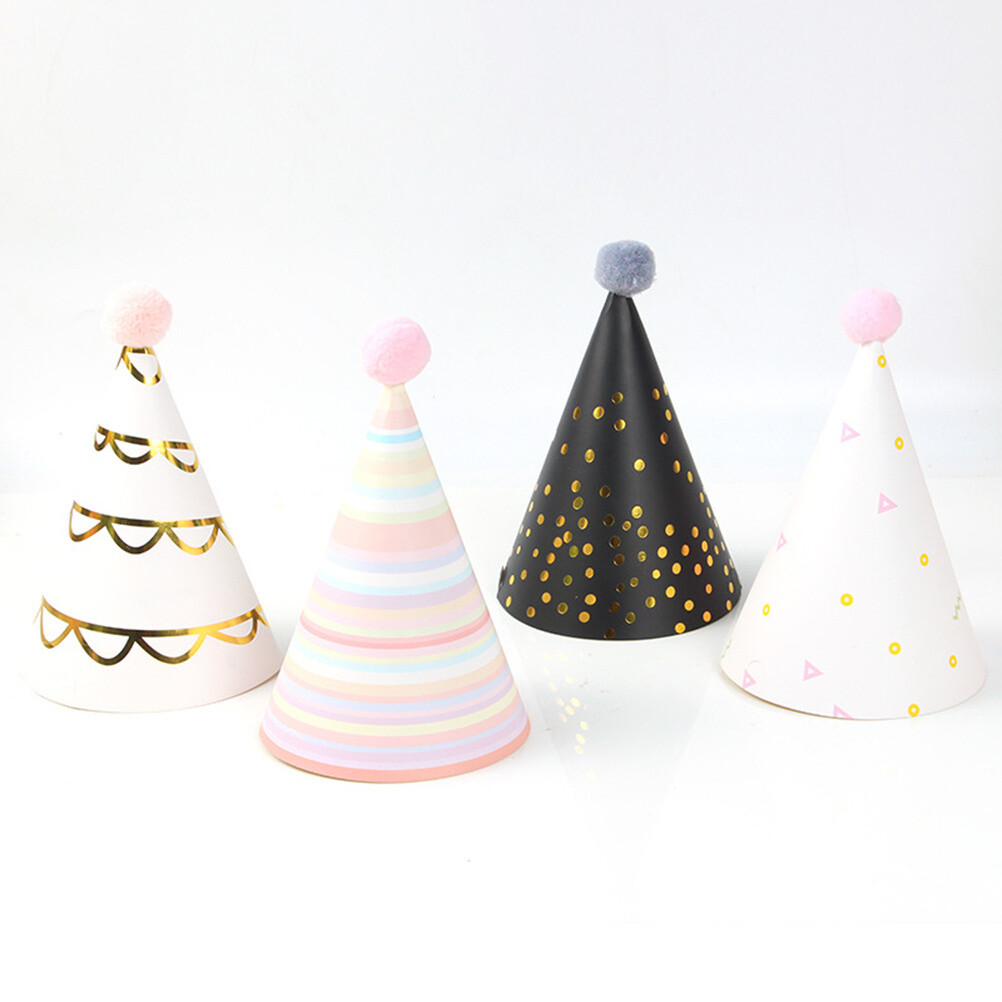 KEEN 10 PZ Cappello Affilato Decorazione Compleanno Cappellino Conico Bambini Cappello Compleanno Bambino