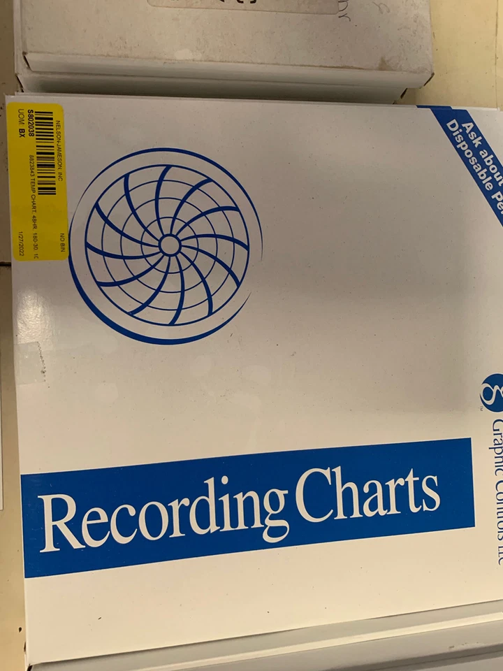 48 Hour Chart Paper 180-30 Fahrenheit For Mueller Chart Recorder - 100ct - Image 3 of 3