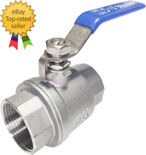 1-1/4" Female Ball Valve NPT Thread 316 Stainless Steel Full Port Ball Valve WOG