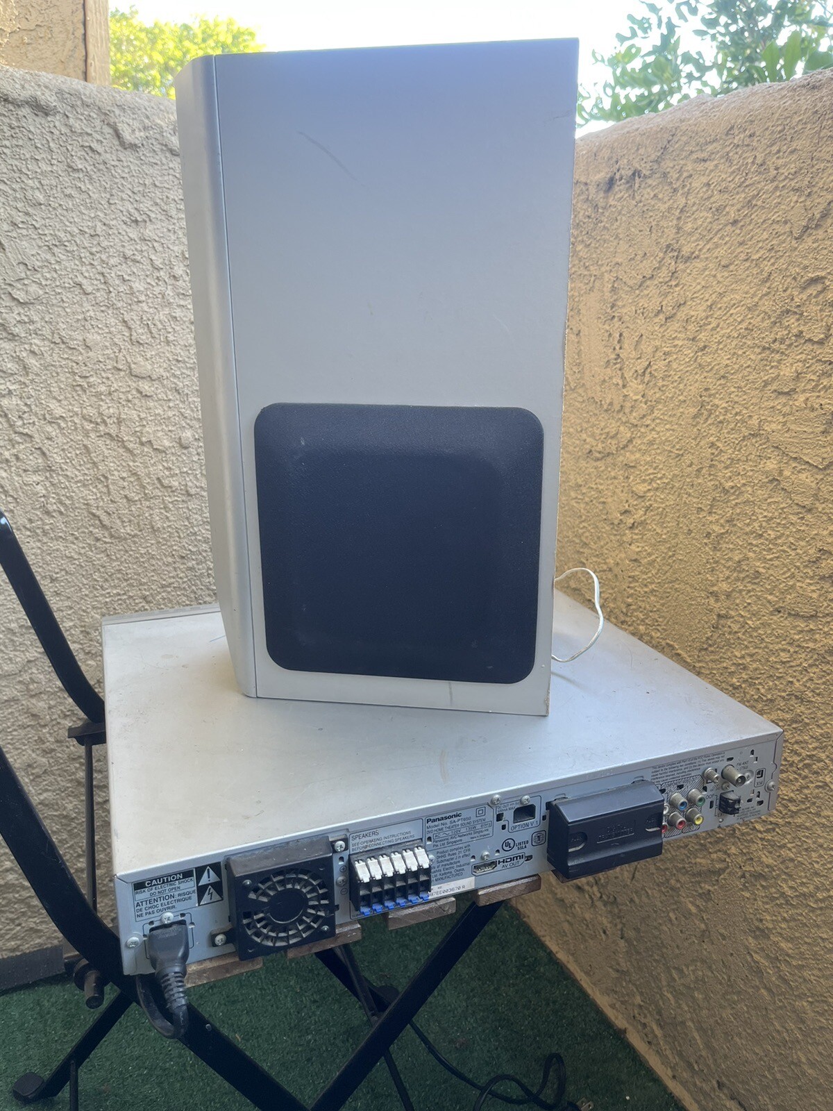 Panasonic Surround Sound Speaker System (SAPT650)(SBHC750)(SBHW750