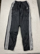 Adidas Youth XL Sweatpants Black Windpants Track