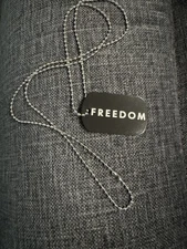Laser Engraved Charlie Kirk FREEDOM Military Style Dog Tag Necklace