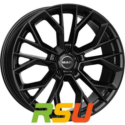 MAK Stilo-D gloss black 10x21'' ET58 LK5 112 ML 57.1 Alufelgen 21 Zoll
