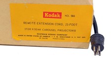 Kodak 586 25 foot Remote Extension Cord for KODAK Slide Projectors