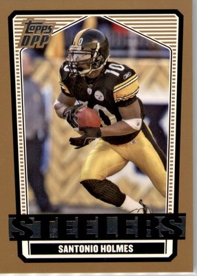 2007 Topps Draft Picks and Prospects (DPP) - Santonio Holmes #74 Steelers