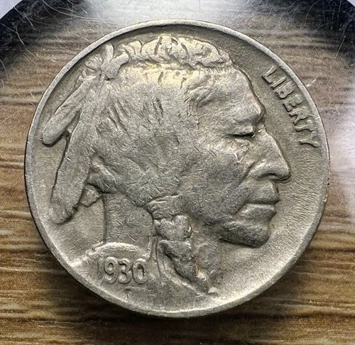 1930-P Buffalo Nickel - Actual Coin Shown - Free Shipping & Tracking INV#167