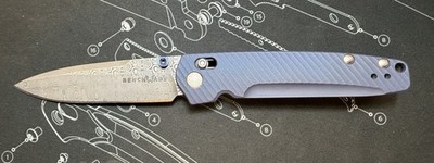 Benchmade 485-171 Gold Class Valet #1239 Damasteel  Joker  Full Kit.