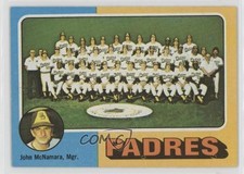 1975 Topps Team Checklist San Diego Padres John McNamara Checklist Team #146 0c4
