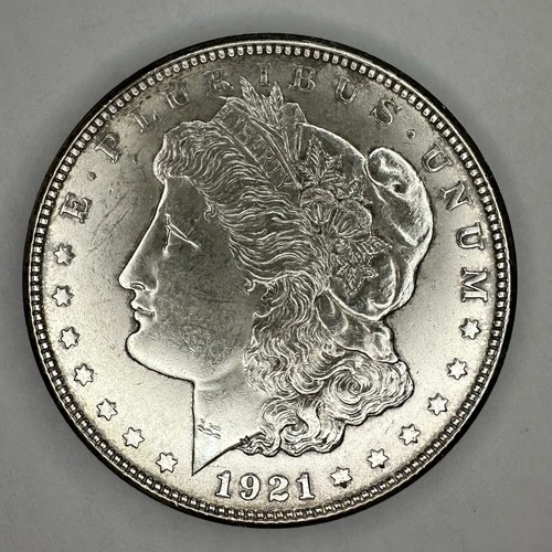 1921-D Morgan Silver Dollar $1 AU From Original Collection-Nice Coin