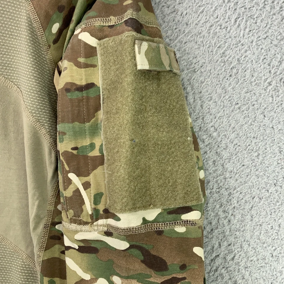 Army Combat Shirt Flame Resistant Mens Medium Multicam Tactical Military Camo US - Image 3 of 4