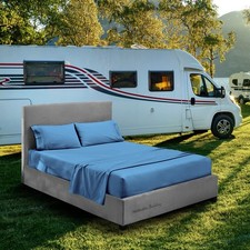 4 PCs RV Sheet Set, 72x80 RV King, RV Bed Sheets for Campers, RV's  Travel T...