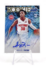 Saben Lee 2020-21 Panini Hoops Basketball Rookie Ink Autograph #RI-SLE Pistons