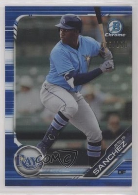 2019 Bowman Chrome Prospects Blue Refractor 5/150 Jesus Sanchez #BCP-185 6u5