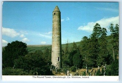 The Round Tower - Glendalough - Co. Wicklow - IRELAND 4x6 Postcard