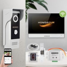 HOMSECUR 7" Waterproof WIFI HD Video Door Phone Intercom Doorbell Night Vision