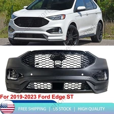 Front Bumper Cover Grille Assembly Kit For 2019-2023 Ford Edge ST