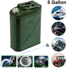 5 Gallon Large Capacity 20l Gas Gasoline Can Fuel Backup Metal Steel Tank 5 Gallon Large Capacity 20l Gas Gasoline Can Fuel Backup Metal Steel Tank