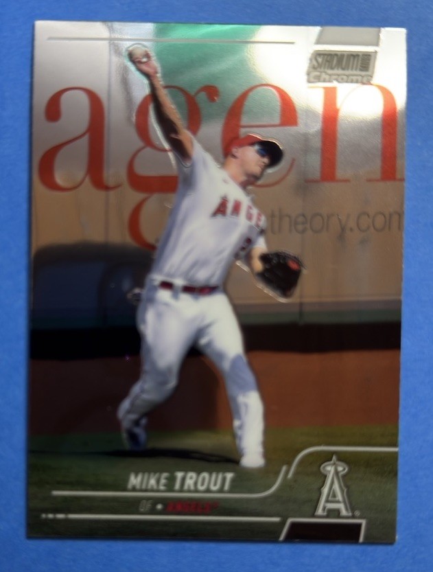2022 Topps Stadium Club Chrome Mike Trout #200