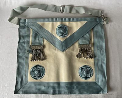 Vintage Rahmen Regalia Toye Kenning Handwerk Freimaurermeister Freimaurer Regalia Schürze #142