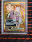 Pokemon Destined Rivals Gold Team Rockets Mewtwo EX Hyper Rare 240/182 PSA 9