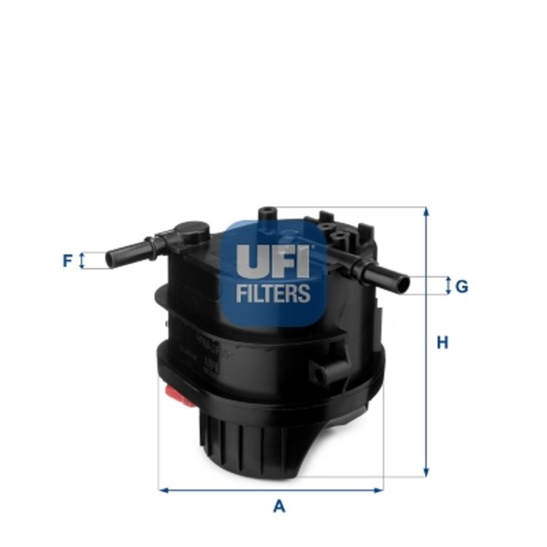 Kraftstofffilter UFI 24.015.00 Filtereinsatz FüR Peugeot Ford Toyota CitroËN CCN-image