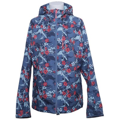 Icepeak, Allwetterjacke, Damen, Größe: 46, Blau/Rot/Mehrfarbig, Polyester #ApY