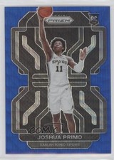 2021-22 Panini Prizm Blue Wave Prizm Joshua Primo #298 0kr0