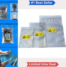 Anti Static Bags ESD Shielding 30pcs Mixed Sizes Resealable for Hard Drive