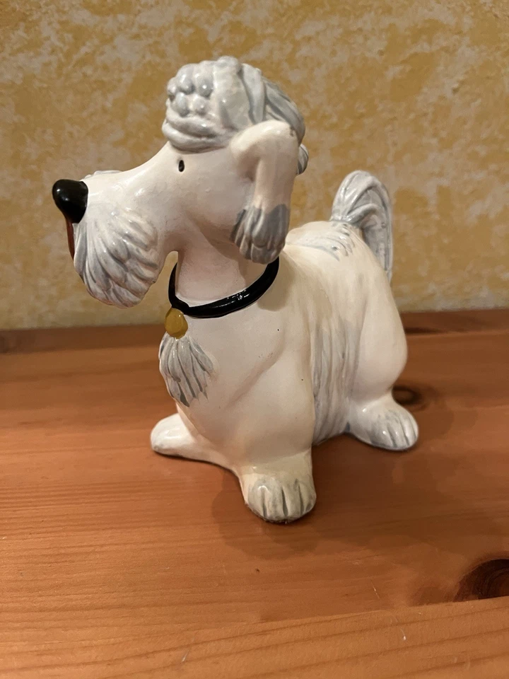 Figura de colección 1974 Dennis the Menace RUFF the Dog yeso/tiza hecha a mano Japón Foto 2 de 4