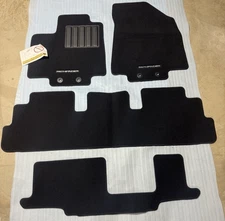 Nissan OEM 2022-2025 Pathfinder W/Bench seats black carpeted floor mat set