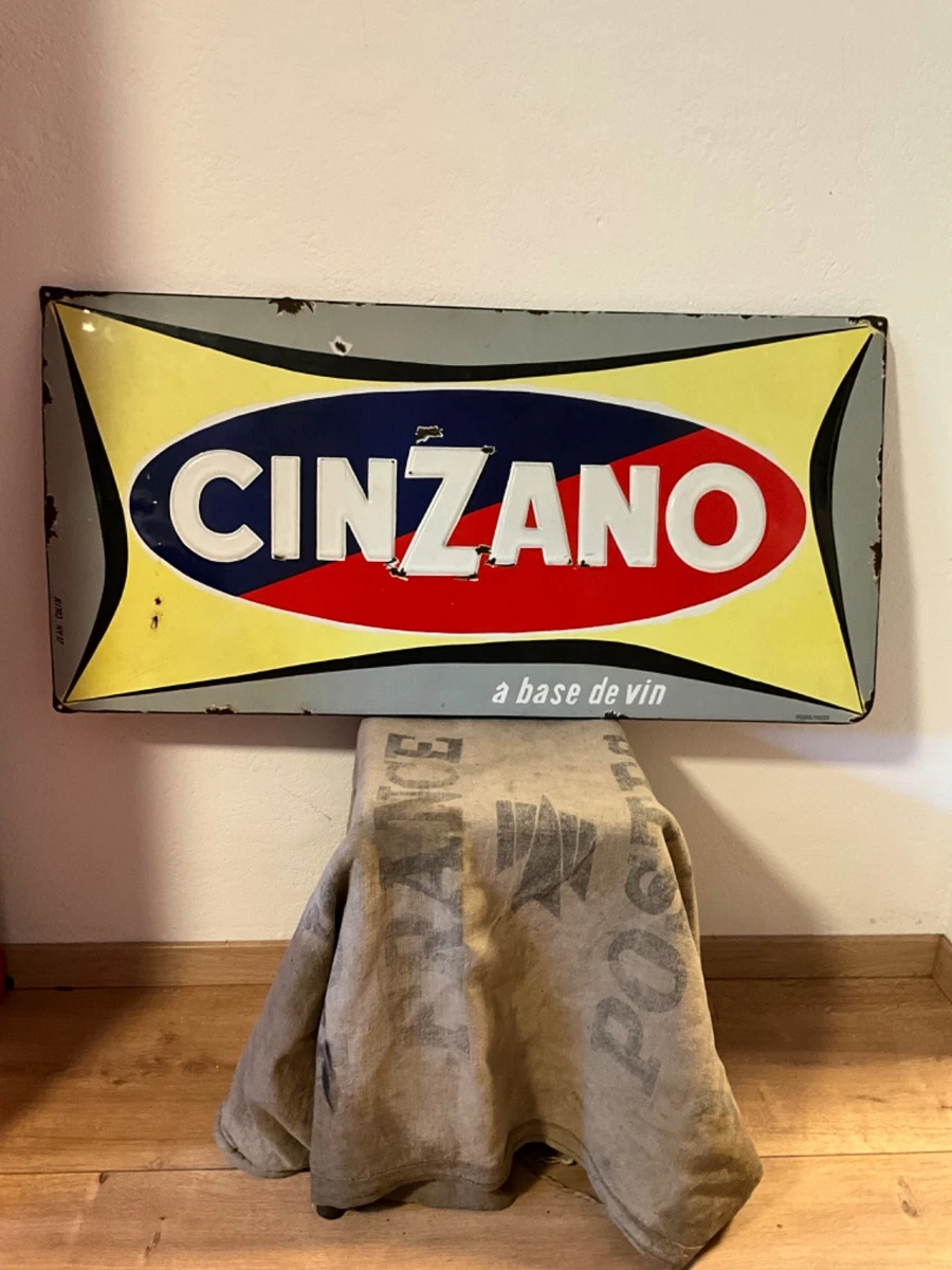 Plaque emaillée Cinzano - Collection