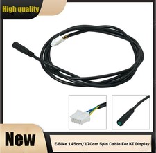 5pin Electric Bicycle Extension Cable Adapter For KT Display Waterproof To SM