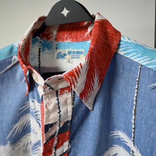 John Severson by Sun Surf crazy color reverse print Hawaiian BD shirt, size L - Picture 6 of 17