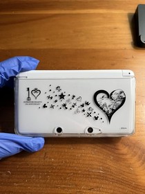 Nintendo 3DS - Ice White Handheld System - Read Description! - Kingdom Hearts