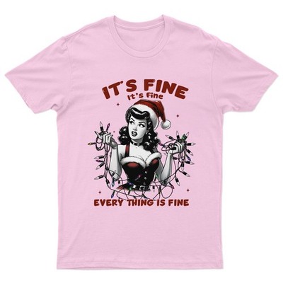 Its Fine Everything Is T-Shirt Unisex Geschenk Retro Saisonal Lustig...