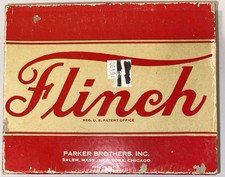 FLINCH Game Copyright 1938 by Parker Brothers Inc. Salem MA Vintage