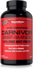 MuscleMeds Carnivor Beef Aminos, Beef Protein Isolate, Beef Liver, Beef Albumin,