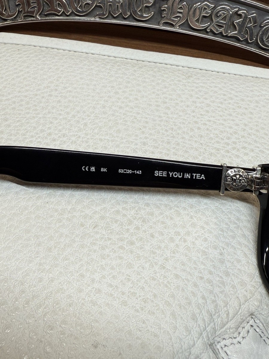 Chrome Hearts See You In Tea Sunglasses Black/Silver | eBay