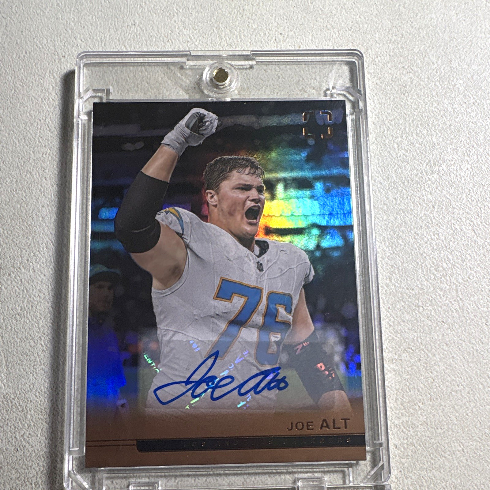 Panini 2025 Photogenic Joe Alt Los Angeles Chargers Bronze Auto #36