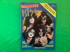 GROOVES Presents KISS Magazine 1978 Volume #1  Simmons, Stanley  Mint Poster