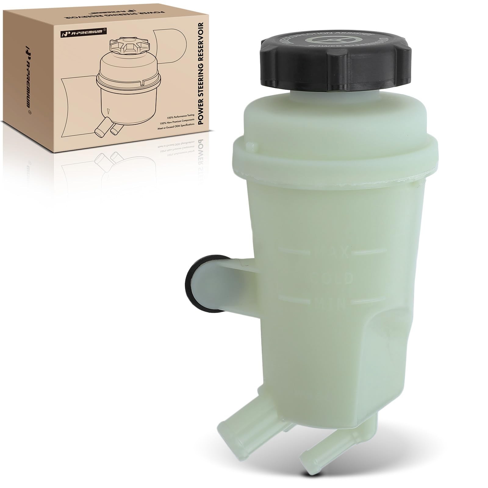 A-Premium Power Steering Reservoir/Tank with Cap