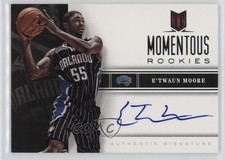 2012-13 Panini Momentum Momentous Rookies Auto E'Twaun Moore #5 Auto 1n3p