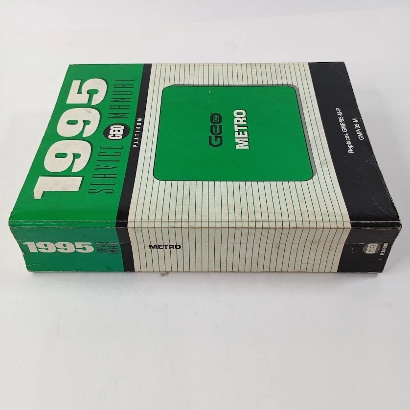 Chevrolet GMC 1995 manual de reparación de servicio Geo Metro Foto 2 de 4