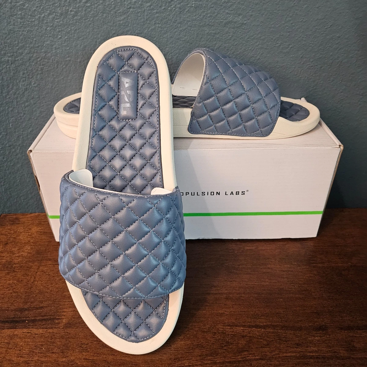 Size 40EU/7US - Dior Alias Navy Blue Sandals? NEW/RETAIL $1K! Blue Leather Upper Slide Sandals for Men for sale | eBay main image 4