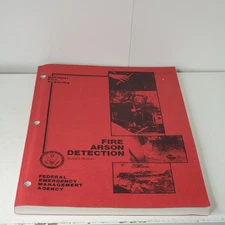 National Fire Academy Fire Arson Detection Student Manual 1983 Training School