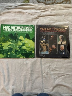 2 Lap Records, Fiedler With Boston Pops, Ray Charles Singers MacArthur Park