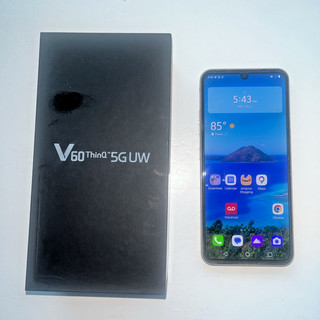 LG V60 ThinQ 5G Phone 128 GB With Box: Dark Blue:Pre Owned Works Great: Verizon