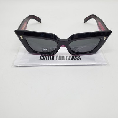 Cutler and Gross CGSN 1408 01 51 17 145 Cat Eye Sonnenbrille Black Pink