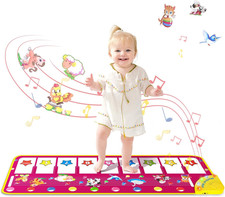 Floor Piano Mat, Toddler Toys Musical Mat, Keyboard Floor Playmat 39.5" Electron