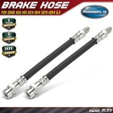 2x New Rear Left Right Brake Hose for Saab 900 Mk1 AC4 AM4 1978-1994 2.0 9101650